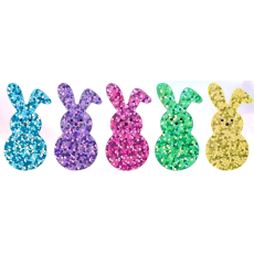Colourful Bunny Stickers